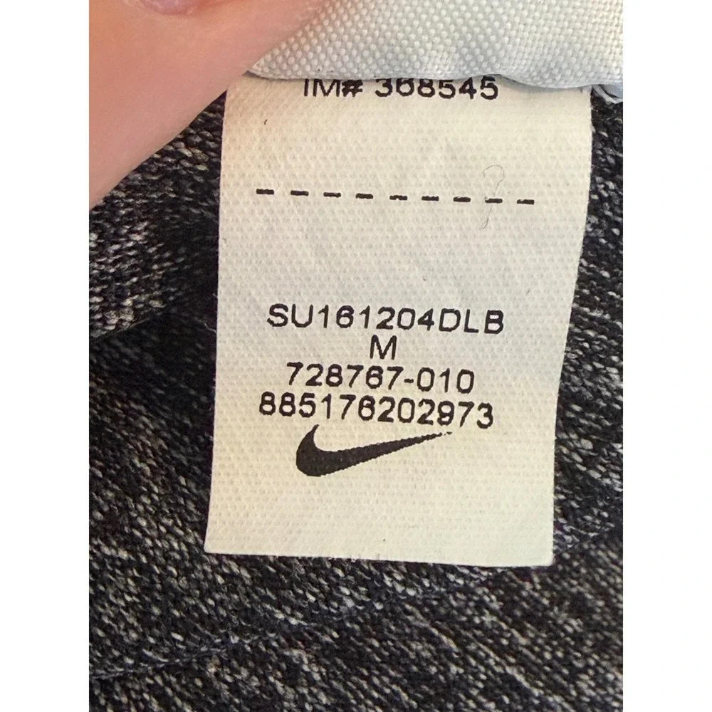 Nike Golf Dri‎ FIT Mens Gray Heather 1/4 Zip Long Sleeve Pullover Top M